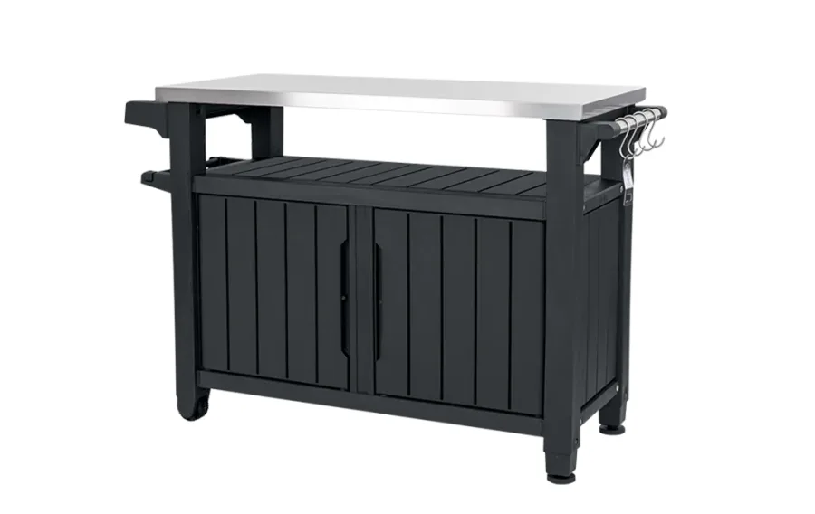 Keter Desserte barbecue Unity XL 207 L Graphite (244200), visuel du fabricant