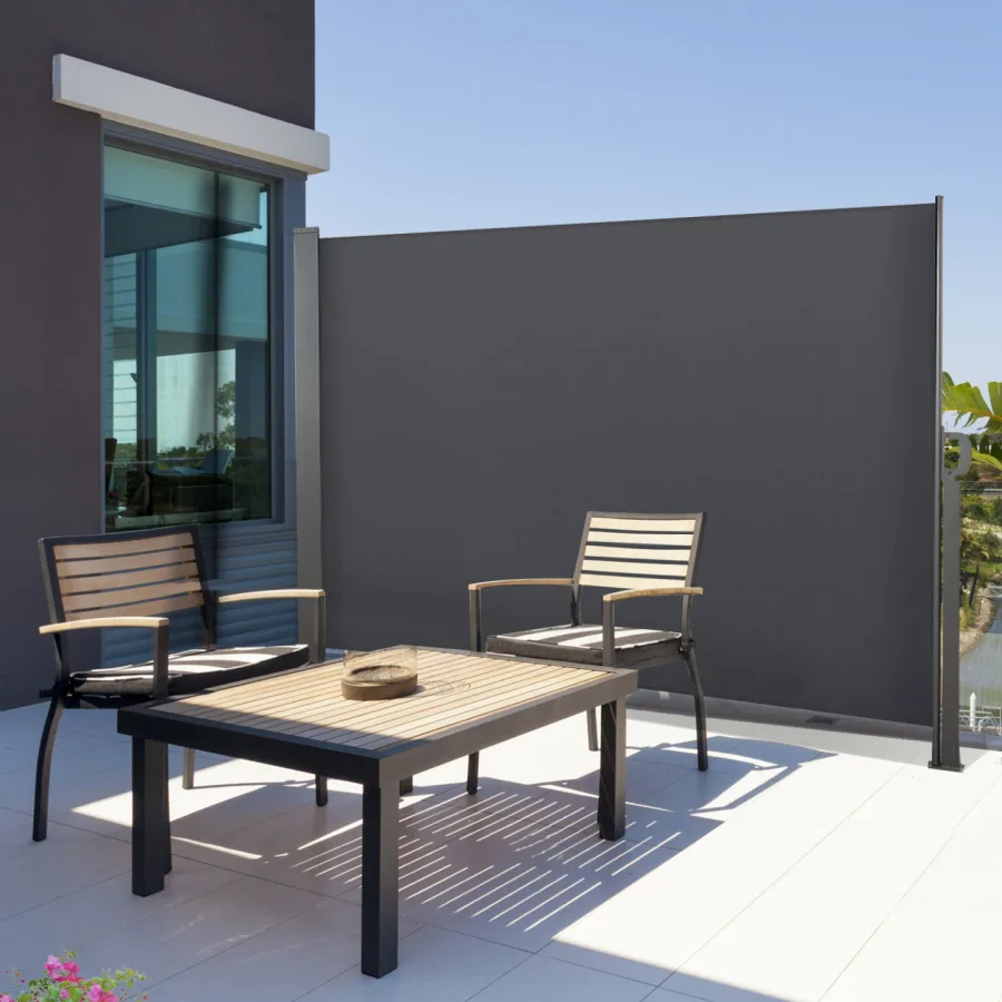 Paravent extérieur gris de 160 x 300 CM (réf. IdMarket 663, marque ProBache), visuel du fabricant